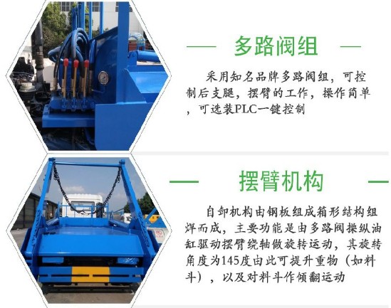 東風天錦擺臂式垃圾車 東風天錦擺凼嚼�